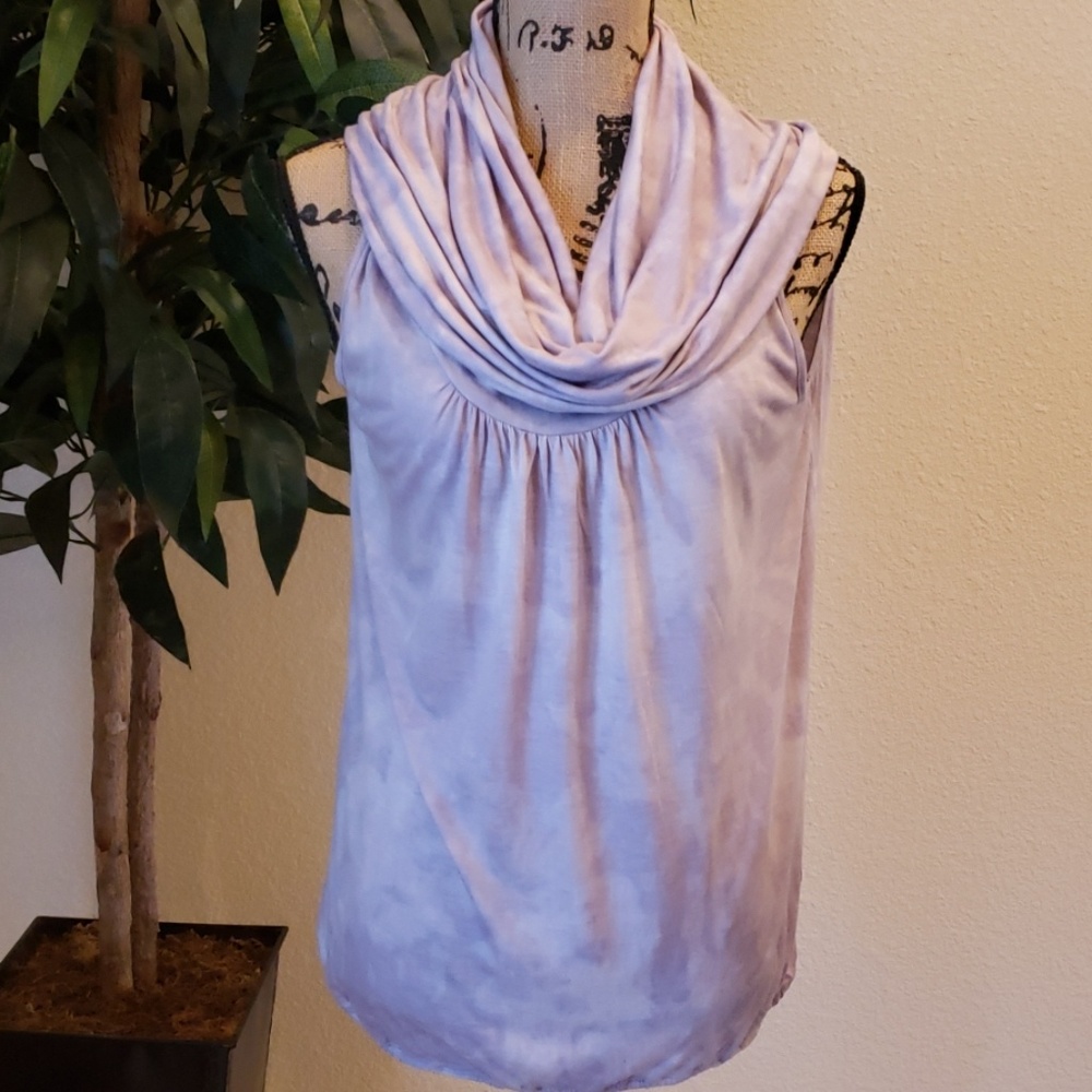 MICHAEL KORS Lavender Cowl Neck Blouse
